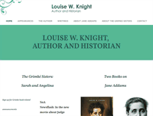 Tablet Screenshot of louisewknight.com